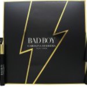 Carolina Herrera Bad Boy Gift Set 100ml EDT + 100ml Shower Gel + 10ml EDT