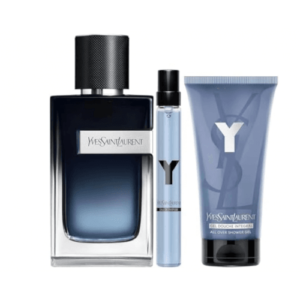 Yves Saint Laurent Y Pour Homme 100ml Eau De Parfum Spray + 10ml Eau De Parfum Spray + 50ml Shower Gel Set