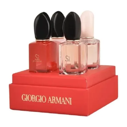 Giorgio Armani Si Miniatures 4 Piece Gift Set: Si Eau de Parfum 7ml - Si Fiori E