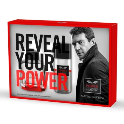 Antonio Banderas Power of Seduction Gift Set 100ml EDT + 150ml Deodorant Spray