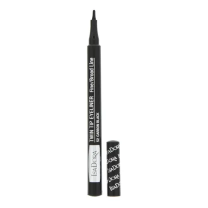 IsaDora Twin Tip Eyeliner 1ml - 52 Carbon Black