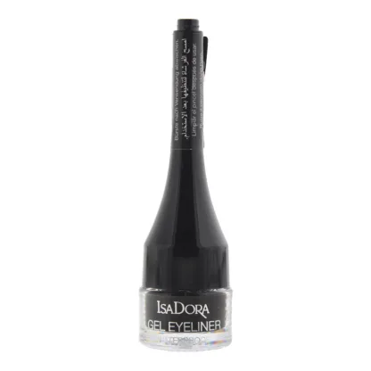 Isadora Waterproof 01 Black Eyeliner Gel 3g