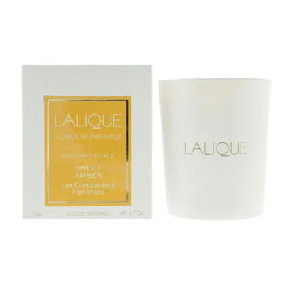 Lalique Les Compositions ParfumÈes Sweet Amber Candle 190g