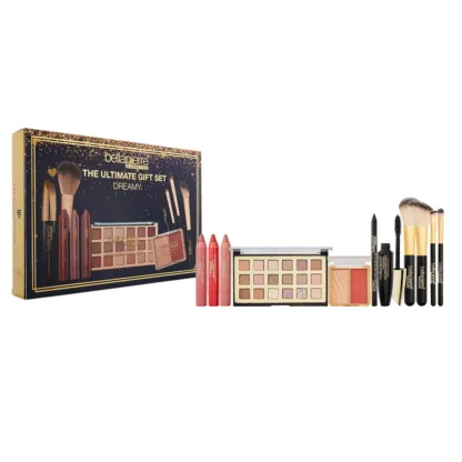 Bellapierre Cosmetics Ultimate Gift Set Dreamy 11 Piece Gift Set: Eye Palette 9g - 3 x Lipstick 2g - Mascara 9ml - Highlighting Palette 4.8g - Eye Lin