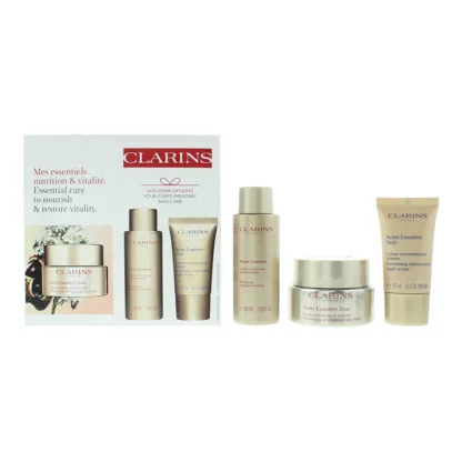 Clarins Nutri-Lumière 3 Piece Gift Set: Day Cream 50ml - Essence 50ml - Night Cr