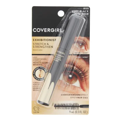 Covergirl Exhibitionist Stretch Strengthen 800-Very Black Mascara 9ml