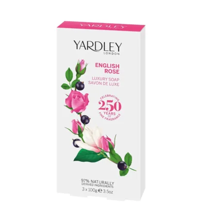 Yardley English Rose Soap 3 x 100g