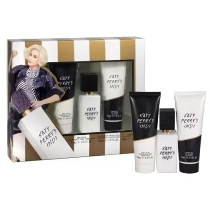 Katy Perry Indi Gift Set - 30ml Eau De Parfum With Body Lotion and Shower Gel.