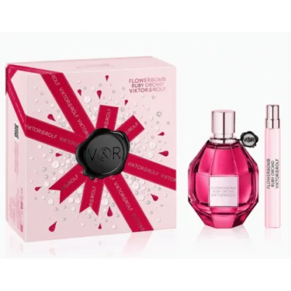 Viktor & Rolf Flowerbomb Ruby Orchid 100ml + 10ml Eau De Parfum Gift Set