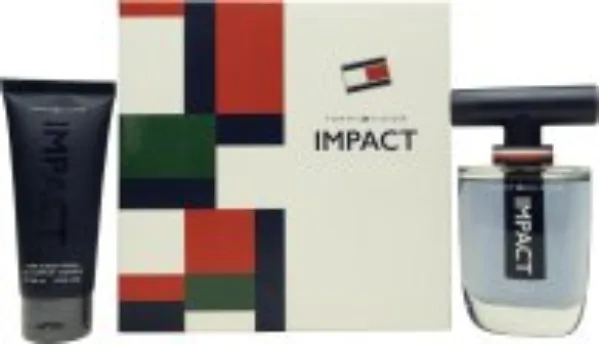 Tommy Hilfiger Impact Gift Set 100ml EDT + 100ml Hair & Body Wash + 4ml EDT