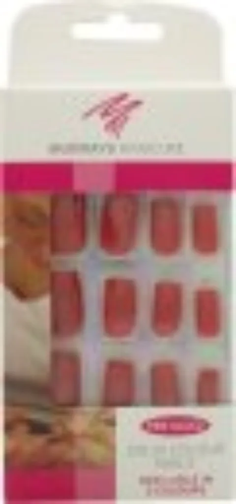 Murrays Manicure Solid Colour False Nails 24 Nails - Red