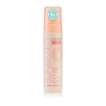 Sunkissed Express 1 Hour Self Tanning 200ml 95% Natural - Vegan - Cruelty Free