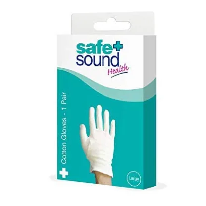 Safe & Sound Gloves Cotton Large