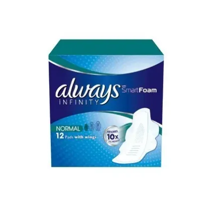 Always Infinity Sanitary Pad Normal Wing x 12