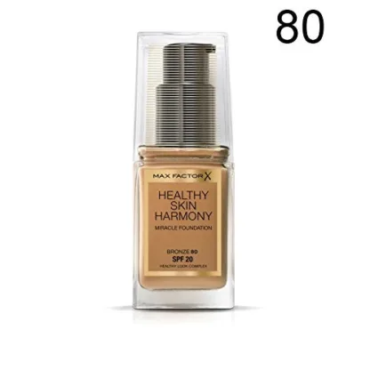 Max Factor Healthy Skin Harmony Foundation SPF20 30ml - 80 Bronze