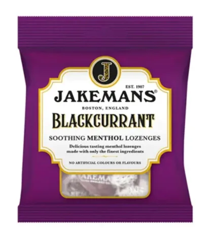 Jakemans Blackcurrant Soothing Menthol Lozenges - 73g