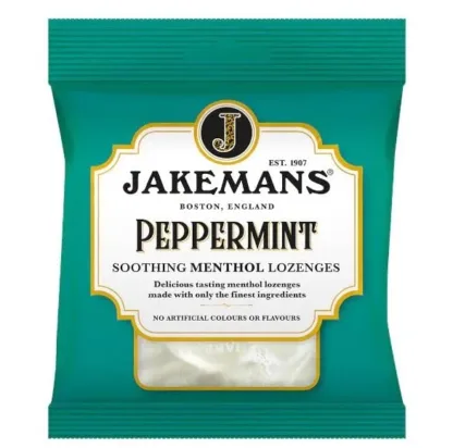 Jakemans Peppermint Soothing Menthol Lozenges - 73g