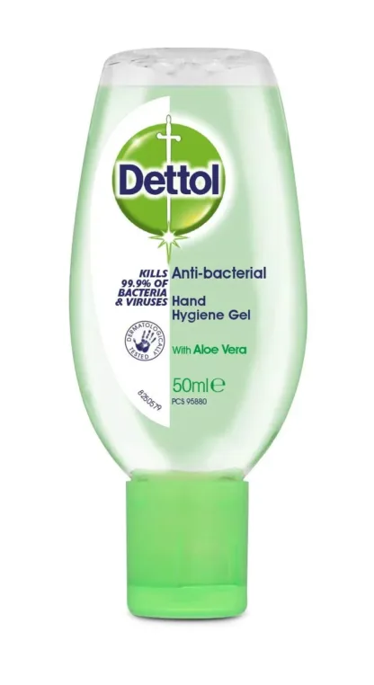 Dettol Anti-Bacterial Hand Gel Aloe Vera - 50ml