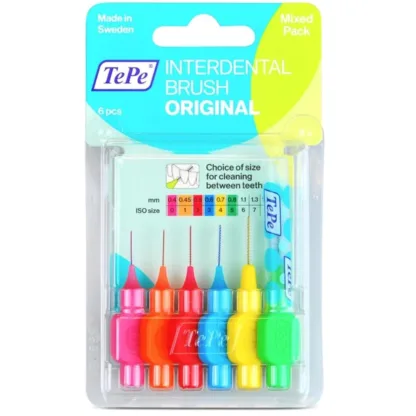 TePe Interdental Brushes Mixed x 6