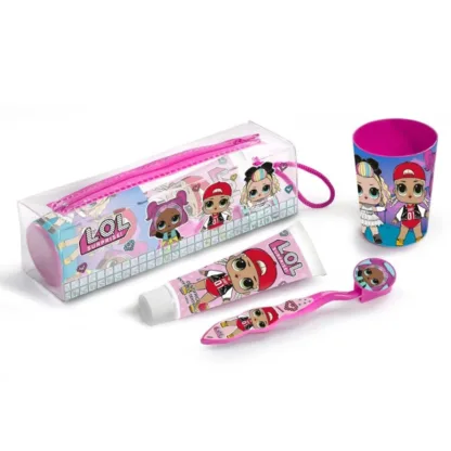 Lorenay LOL Surprise Gift Set 75ml Toothpaste + Toothbrush + Cup + Bag