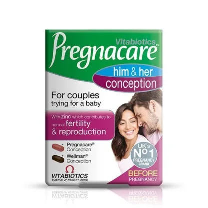 Vitabiotics Pregnacare His & Hers 60 Tablets