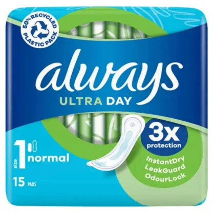 Always Ultra Sanitary Towels Normal Size 1 x 15