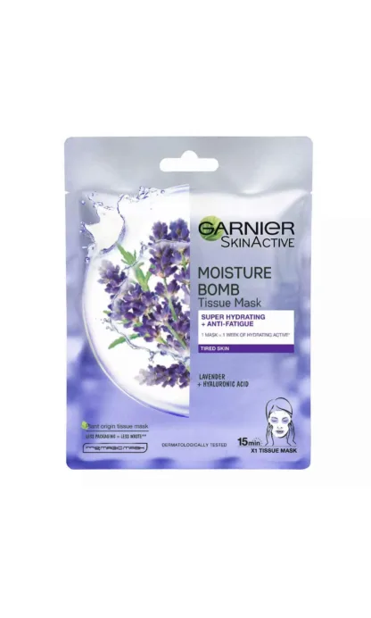 Garnier SkinActive Moisture Bomb Lavender Tissue Mask