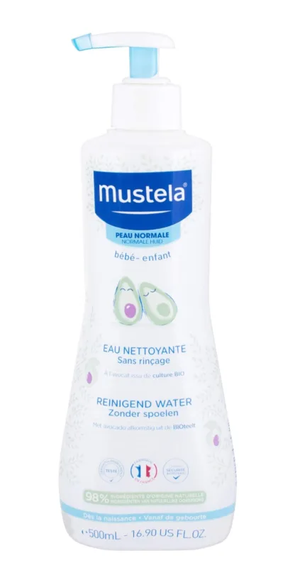 Mustela No Rinse Cleansing Water with Avocado 500ml