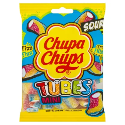 Chupa Chups Soft & Chewy Fruity Flavour Mini Tubes