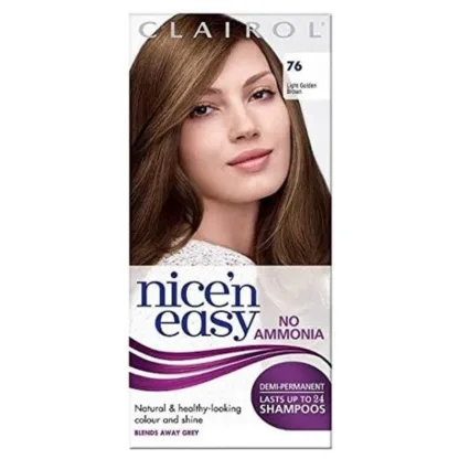 Nice & Easy Lasting Colour Non Permanent 76 Light Gold Brown