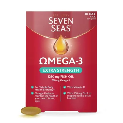 Seven Seas Omega-3 Extra Strength With Vitamin D 30 Capsules