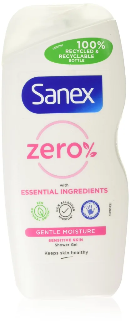 Sanex Zero % Sensitive Skin Shower Gel - 225ml