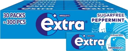 Wrigleys Extra Chewing Gum Peppermint 30 Pack x 10