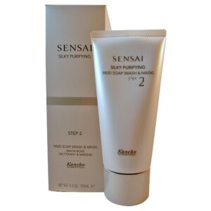 Kanebo Cosmetics Sensai Silky Purifying Mud Soap (Wash & Mask) 125ml