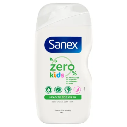 Sanex Zero % Kids Head to Toe Wash - 450ml