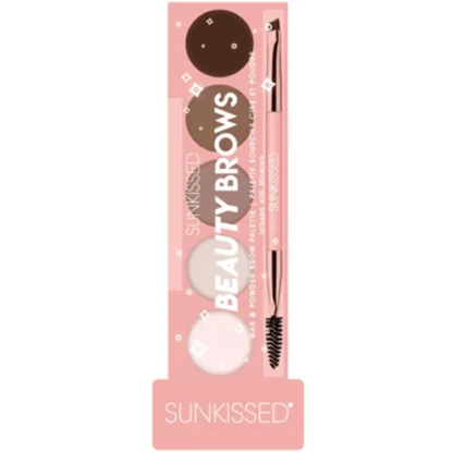 Sunkissed Beauty Brows Palette 0.5g Brow Wax + 4 x 1g Brow Powder