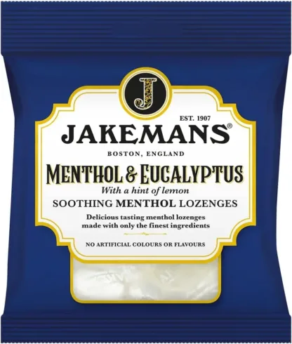 Jakemans Menthol & Eucalyptus Soothing Menthol Lozenges - 73g