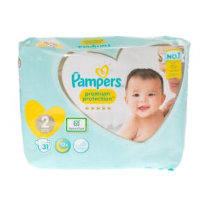 Pampers New Baby Carry Pack Nappies Size 2 x 31