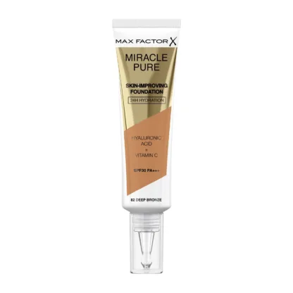 Max Factor Miracle Pure Skin-Improving Foundation SPF30 30ml - 82 Deep Bronze