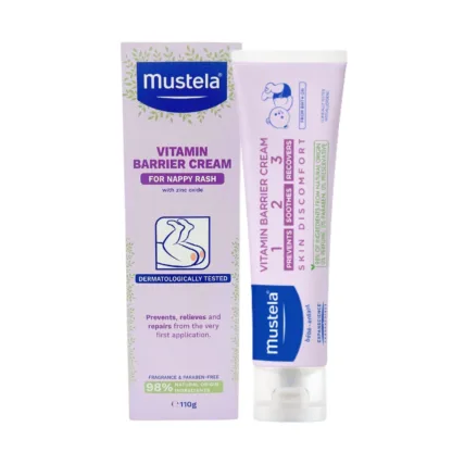 Mustela Vitamin Barrier Nappy Cream - 100ml