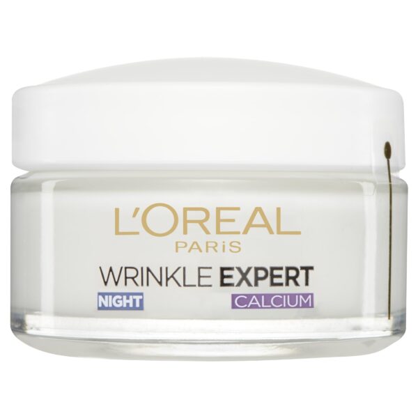 L'Oreal Wrinkle Expert Anti-Wrinkle Densifying Cream 55+ Calcium Night Pot - 50ml