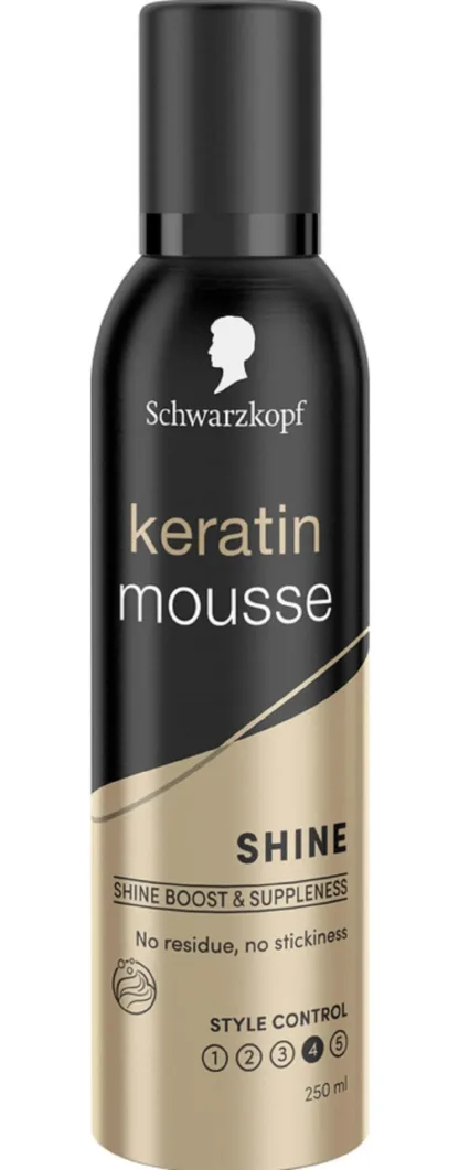 Schwarzkopf Styling Keratin Hair Mousse - 250ml