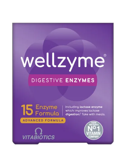 Vitabiotics Wellzyme Digestive Enzymes Advanced Formula 60 Capsules