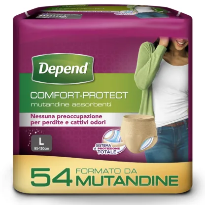 Depend Pants Super Female Large x 9