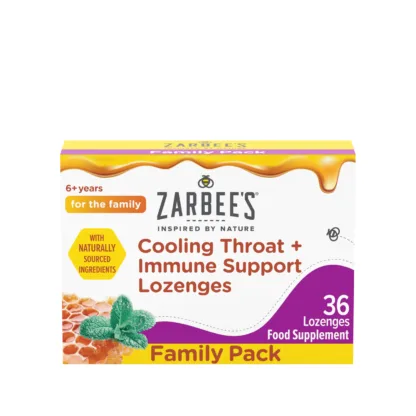 Zarbees Throat Lozenges Honey 36 pack