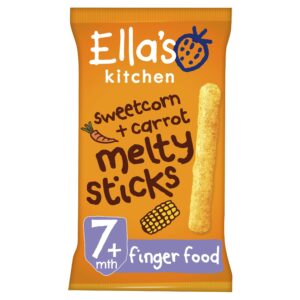 Ella's Kitchen Organic Sweetcorn & Carrot Melty Sticks - 1g