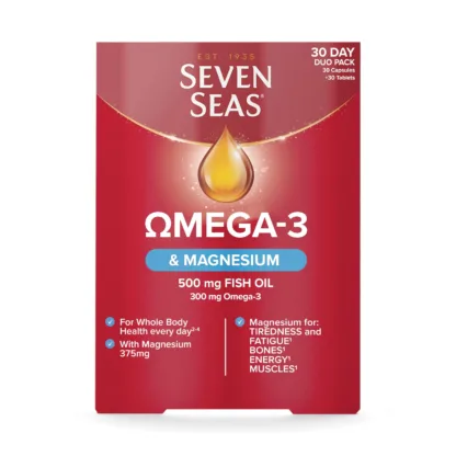 Seven Seas Omega-3 & Magnesium With Vitamin D Day Duo Pack 2x30