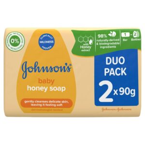 Johnsons Baby Soap Honey 90g x 2