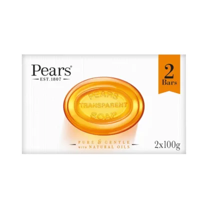 Pears Transparent Soap Pure & Gentle with Natural Oils - 2x100g