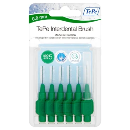 TePe Interdental Brushes Green 0.8mm x 6